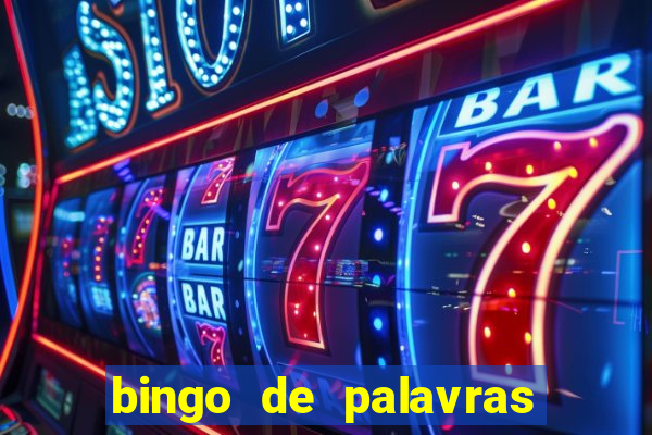 bingo de palavras de natal